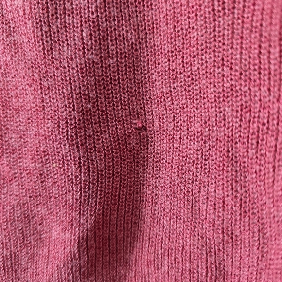 Eileen Fisher Pink Coral Silk Lightweight Sweater Size XL - Picture 6 of 6